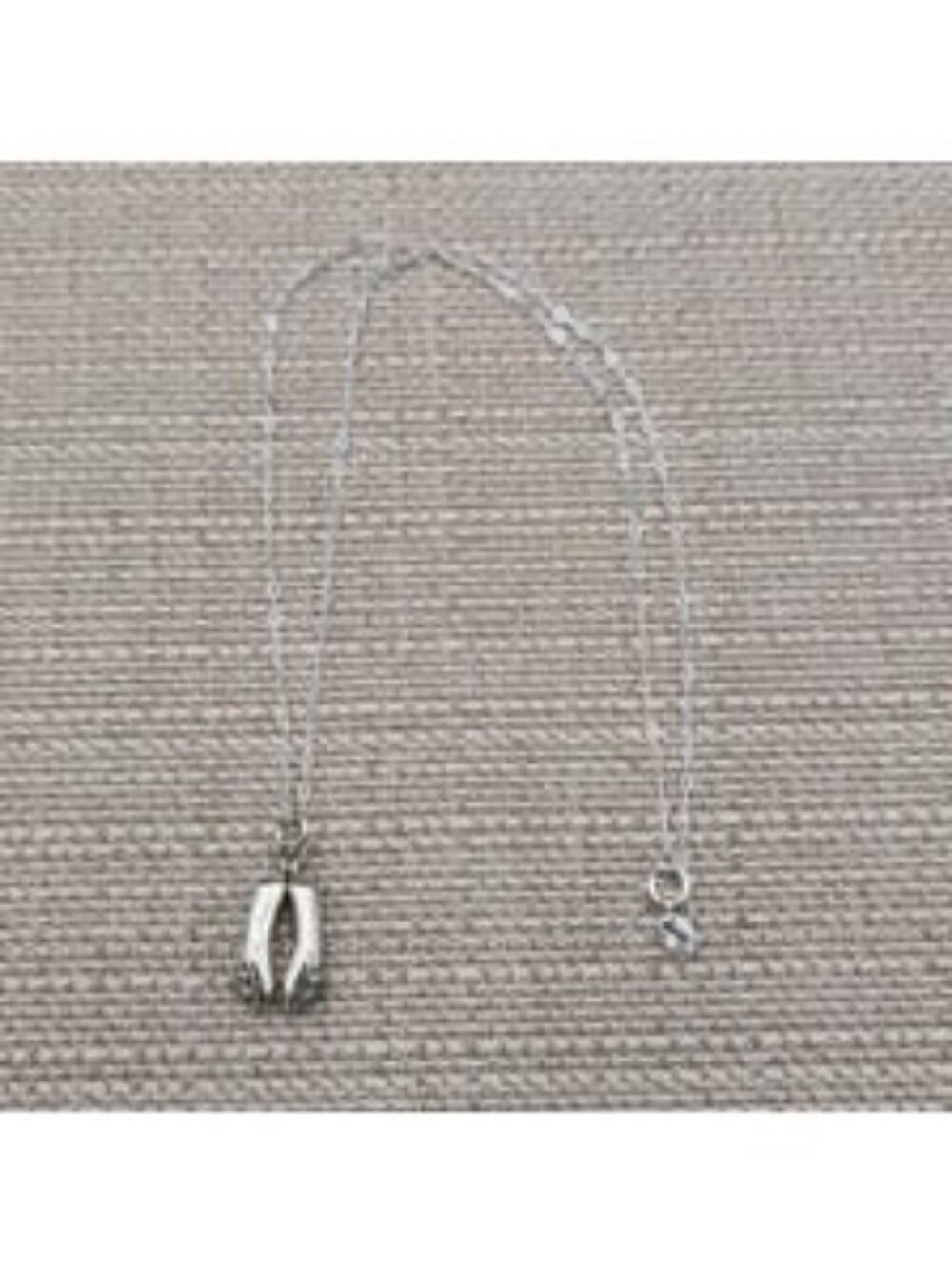 18 Inch Sterling Silver Ballet Slippers Shoes Dancer Charm Pendant Necklace A830